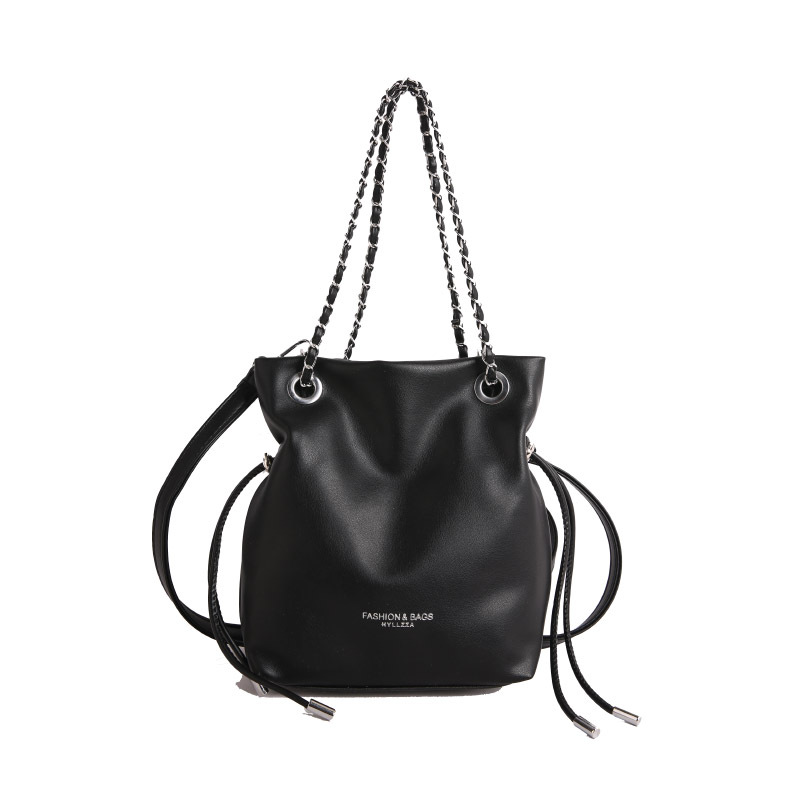 2026 Spring Drawstring Bucket Bag for Women - Crossbody Shoulder Bag, Casual Commuter Style - Image 5