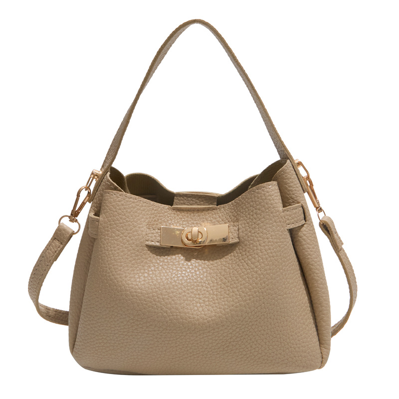 Pink Basket Bucket Bag for Women 2026 New Chic Commuter Shoulder Crossbody Satchel Handbag - Image 5