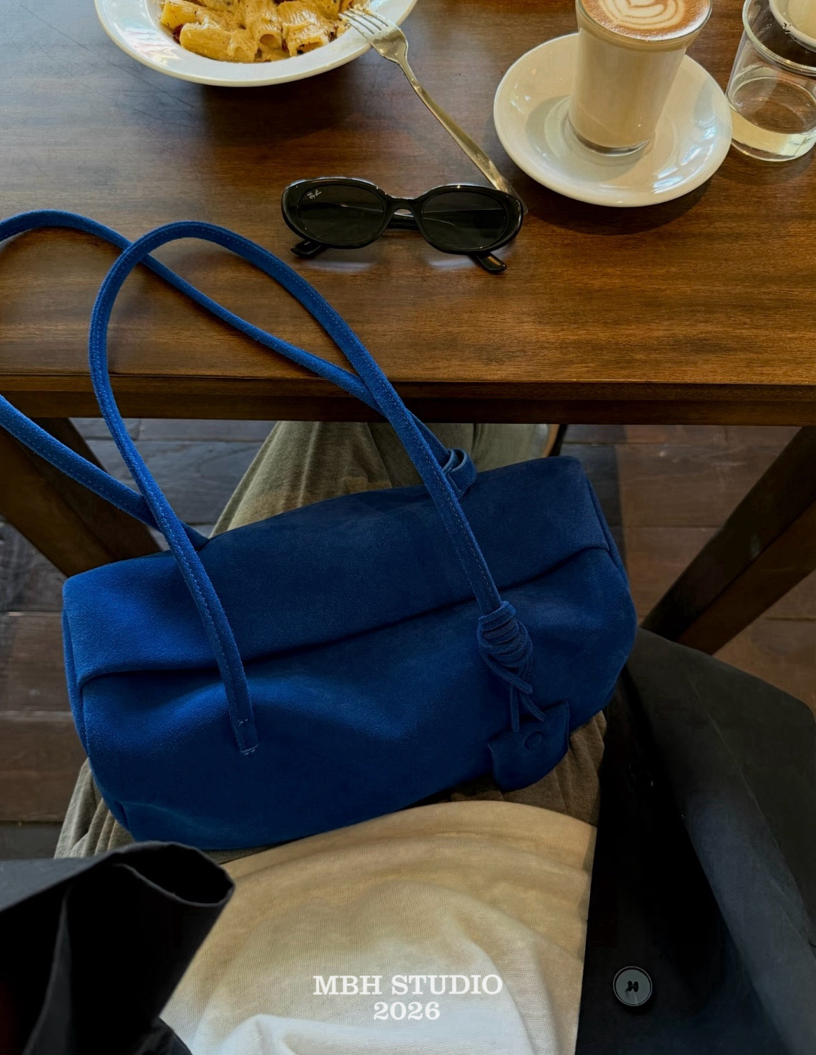 MBH Suede Toast Bag New Autumn Color Korean Dongdaemun Soft Pillow Shoulder Bag