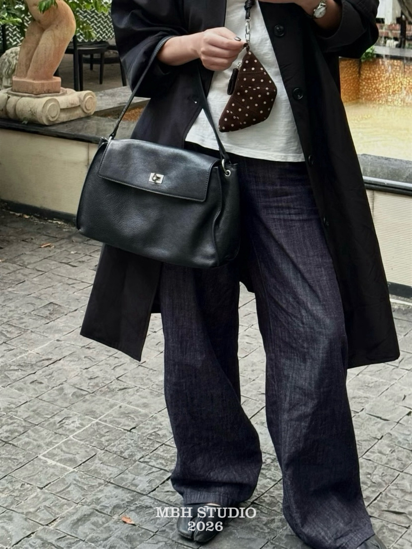 MBH Custom Vegetable-Tanned Hand-Dyed Top-Grain Leather Kelly Tote Large-Capacity Premium Shoulder Bag - Image 2